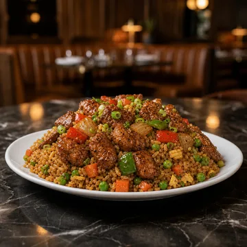 Pepper Chicken Fried Rice