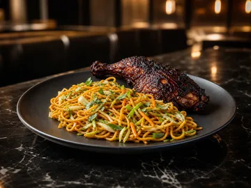 Jerk Chicken Chow Mein